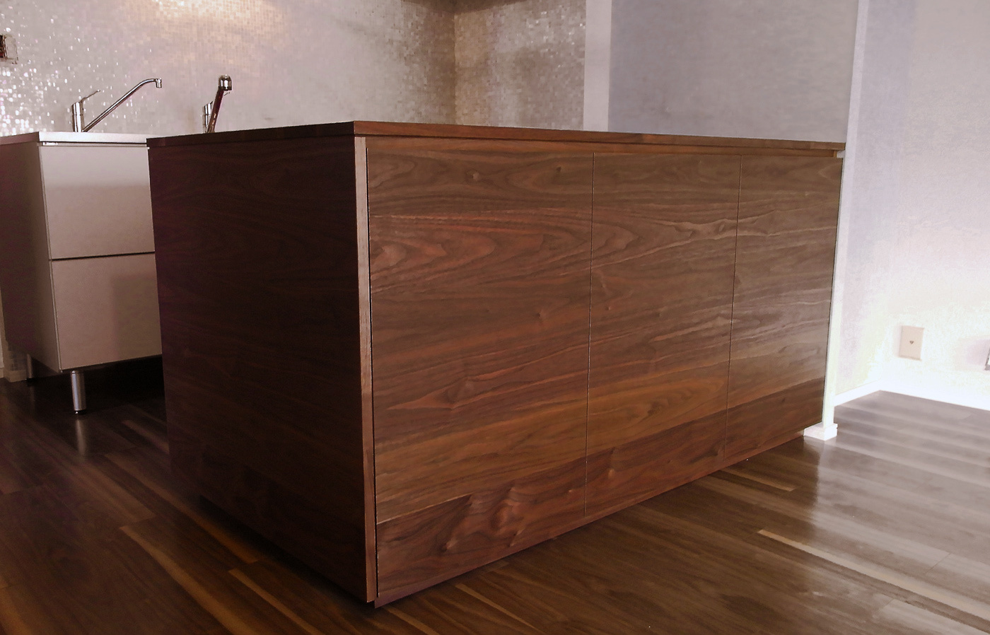 リフォーム（マンション・住宅・店舗・オフィス）／オーダメイドのソファ・テーブル・キャビネット：大阪・広島：：ルポゼ・クリエーション：リビング・ダイニング・バスルーム・洗面：北欧調