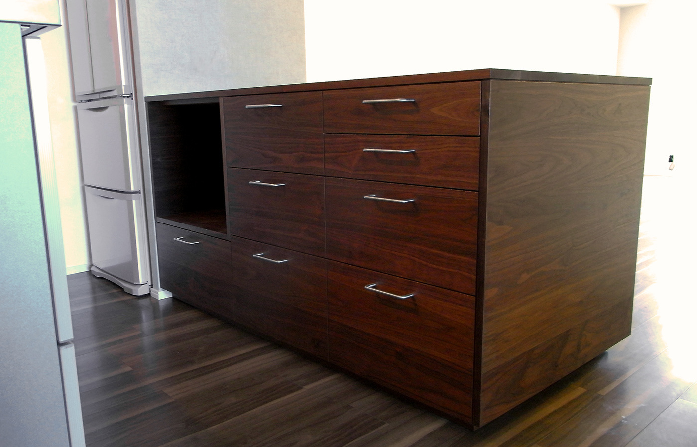 リフォーム（マンション・住宅・店舗・オフィス）／オーダメイドのソファ・テーブル・キャビネット：大阪・広島：：ルポゼ・クリエーション：リビング・ダイニング・バスルーム・洗面：北欧調