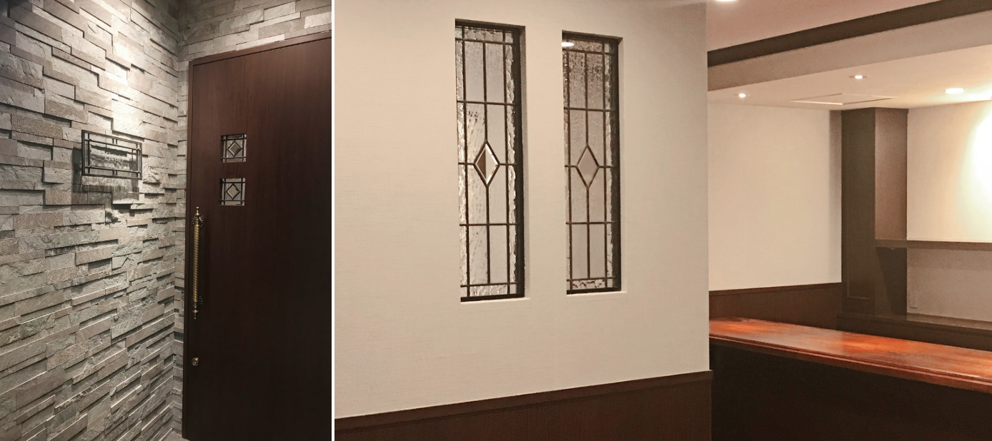 ルポゼ・クリエーション｜北新地Genty｜銘板・灯り窓｜その３