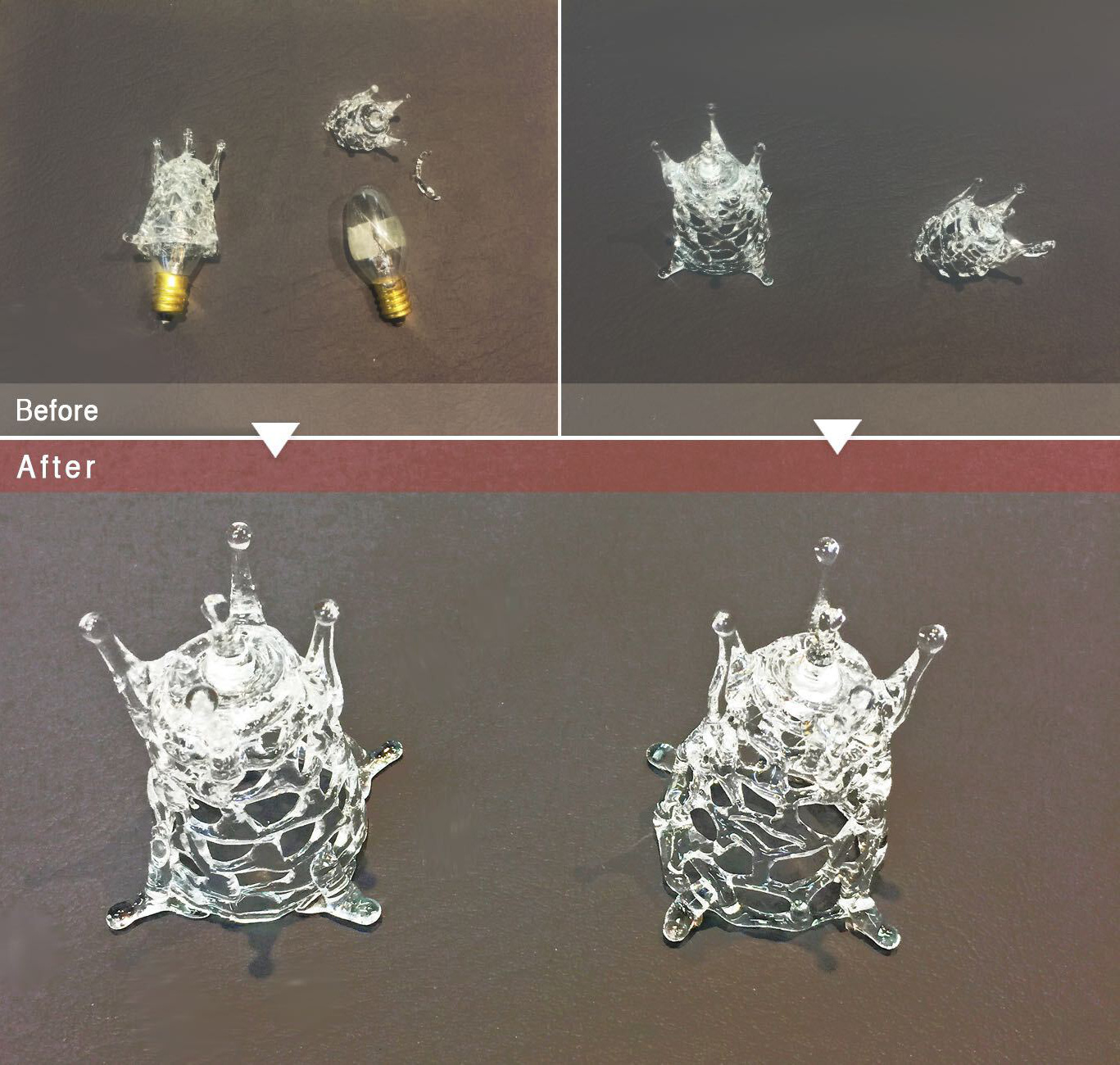 ルポゼ・クリエーション｜シャンデリアの復元｜その１