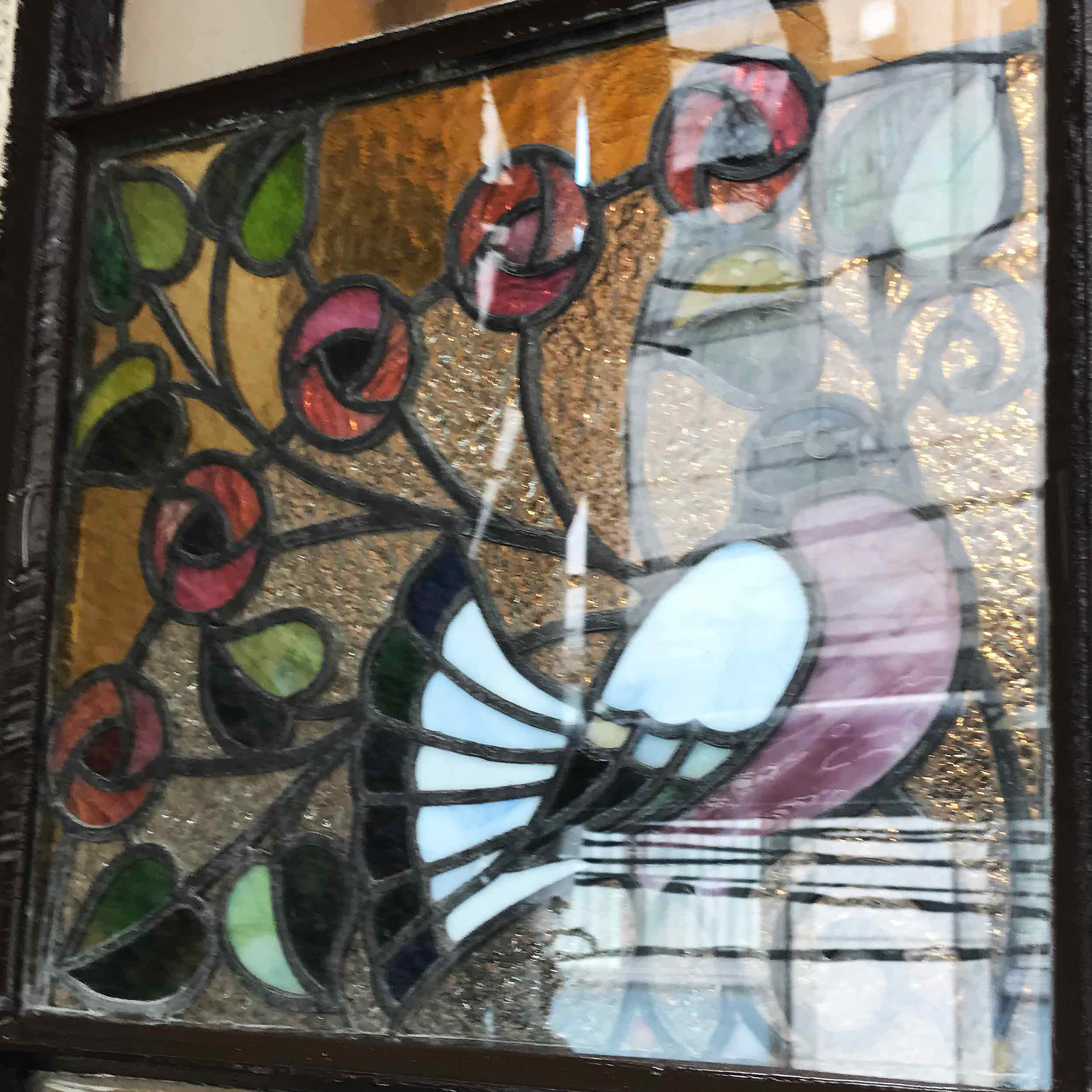 ルポゼ・クリエーション｜北浜／青山ビル｜ステンドグラス 修理(修復)後その３