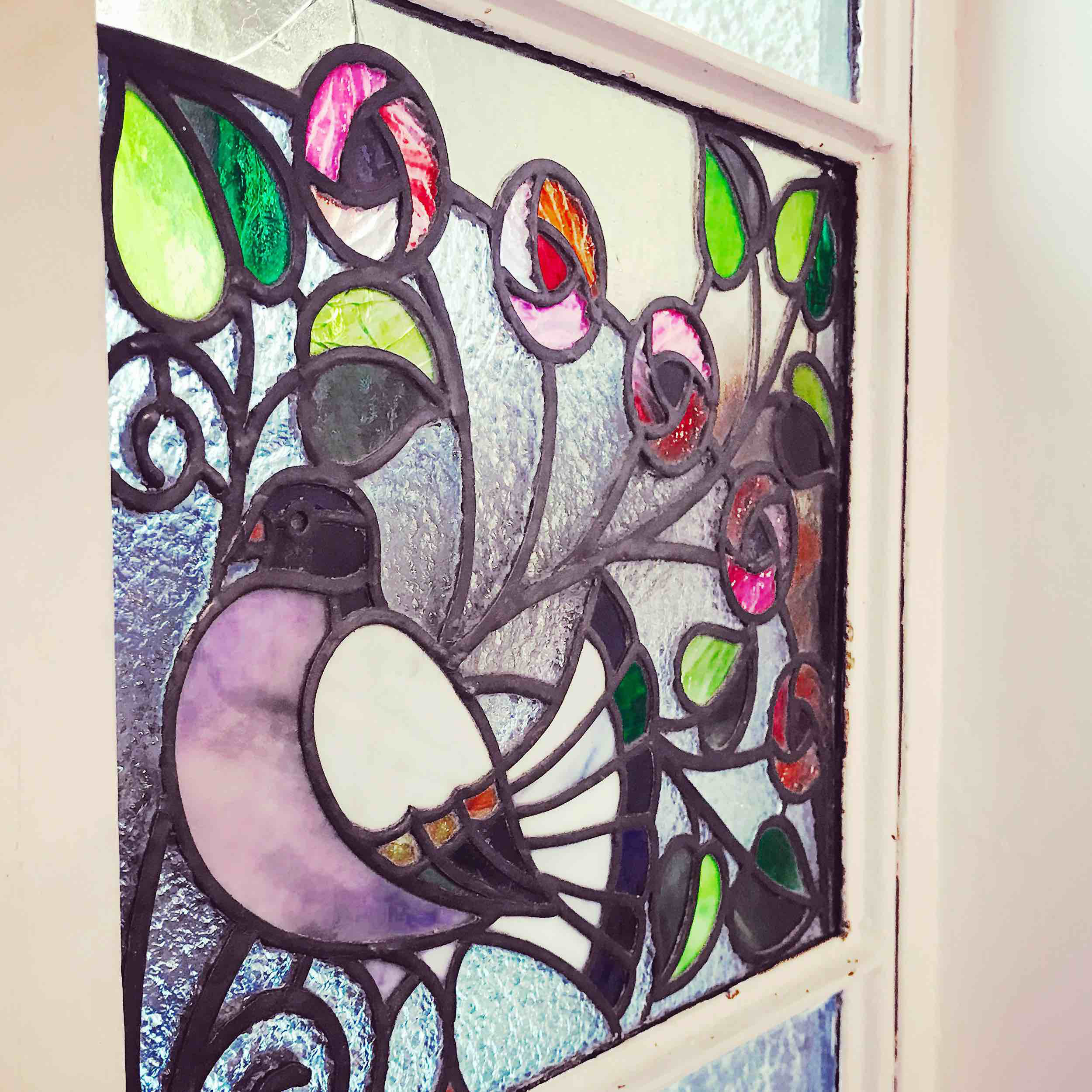 ルポゼ・クリエーション｜北浜／青山ビル｜ステンドグラス 修理(修復)後その４