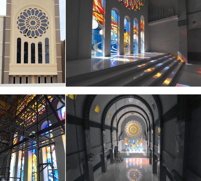 教会ステンドグラス 制作／ルポゼ・クリエーション